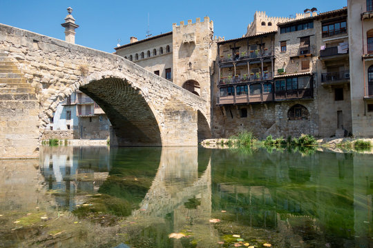 Medieval town of Valderrobres, in the province of Teruel, Aragon