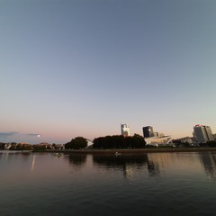 Fototapeta premium Minsk downtown views in the evening