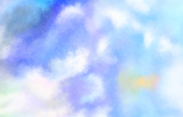 Watercolor painted background. Abstract Illustration wallpaper. Brush stroked painting. 2D Illustration.