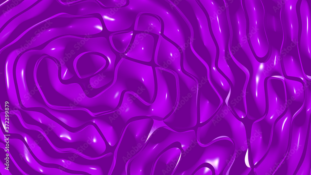 Poster simple light electric violet monochromic 3d abstract background image made of plain crackle patterns