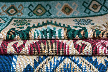 The samples of Georgian traditional carpets