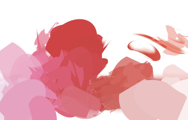 Painted artistic creation. Brushed vibrant wallpaper. Unique and creative illustration. Abstract background of colorful brush strokes.