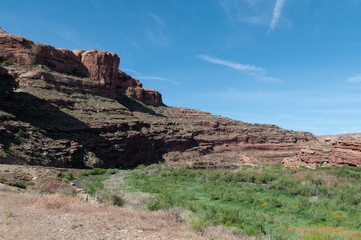 Fototapeta premium Canyon in Eastern Utah in Spring 