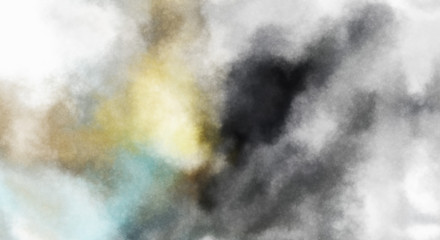 Watercolor painted background. Abstract Illustration wallpaper. Brush stroked painting. 2D Illustration.