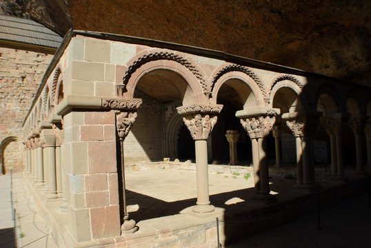 Royal Monastery of San Juan de la Pe&ntilde;a, Santa Cruz de la Seros, Huesca, Aragon (Spain)