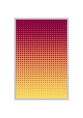pink red and yellow gradient and pointed background frame, Abstract texture art and wallpaper theme Vector illustration