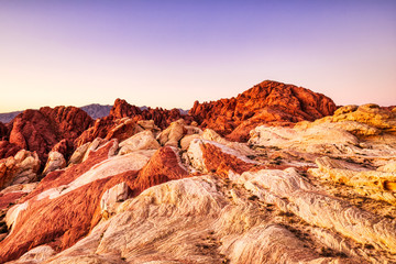 Valley of Fire State Park Landscape near Las Vegas, Nevada