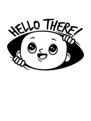 Baby Hello There Süßes Kaiserschnitt Lustig klein 