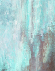 Modern art. Colorful contemporary artwork. Color strokes of paint. Brushstrokes on abstract background. Brush painting. Unique wall art.