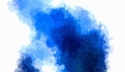 Watercolor painted background. Abstract Illustration wallpaper. Brush stroked painting. 2D Illustration.