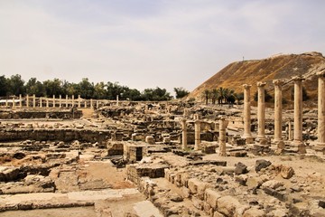 A view of Beit Shean in Israel