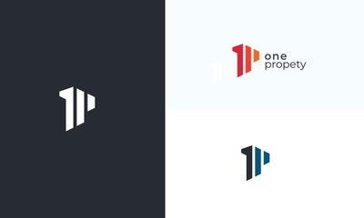 one propety company logo Design