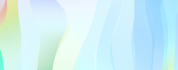 Abstract background. Colorful wavy design wallpaper. Creative graphic 2d illustration. Trendy fluid cover with dynamic shapes flow.