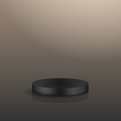 3d black predestal template for presentation cosmetic and beauty product