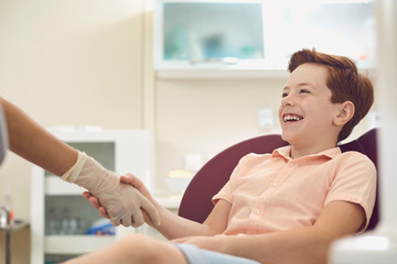 Fototapeta premium Dental care and treatment. Children's dentistry. Dentist's office.