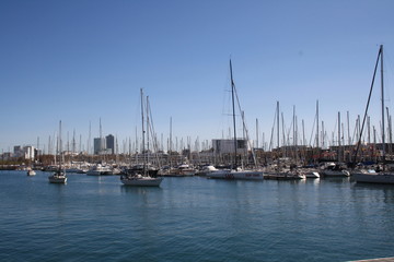 Fototapeta na wymiar Port of Barselona