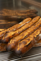 焼きたてのバゲット