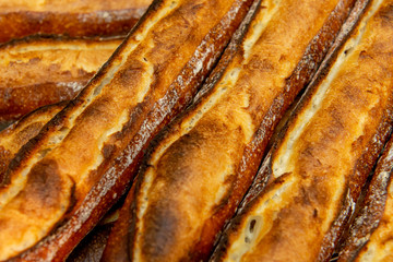 焼きたてのバゲット