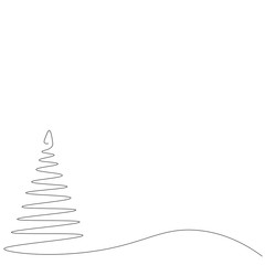 Fototapeta premium Christmas tree background. Vector illustration