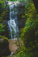Waterfall in the mountains of the Sierra Madre