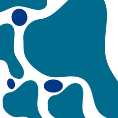 ABSTRACT ILLUSTRATION. HAND DRAWN MINIMALIST CIRCULAR LINES AND ORGANIC SHAPES DECORATION.  BACKGROUND GOOD FOR WALLPAPER, BROCHURE DESIGN VECTOR