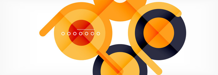 Circles and lines abstract background for covers, banners, flyers and posters and other templates