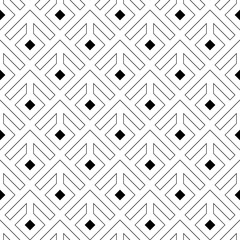 Arrows. Japanese motif. Ethnical wallpaper. Ancient mosaic backdrop. Oriental pattern background. Ethnic ornament. Folk image. Digital paper, textile print, web design. Seamless art illustration.