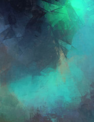 Modern art. Colorful contemporary artwork. Color strokes of paint. Brushstrokes on abstract background. Brush painting.