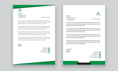 Simple creative modern letter head templates for your project design, Vector illustration.