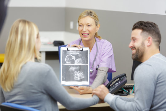 a gynecology consultation ultrasound concept