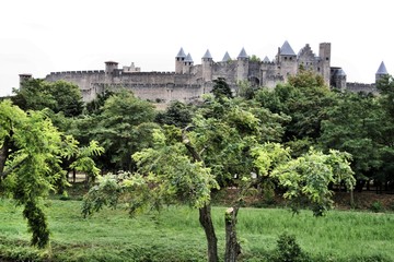 A view of Carcassonne in France