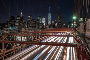 Fototapeta na wymiar View from Brooklyn Bridge