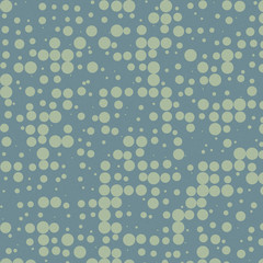 Abstract Color Halftone Dots generative art background illustration