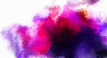 Watercolor painted background. Abstract Illustration wallpaper. Brush stroked painting. 2D Illustration.