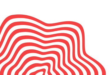 Vector abstract illustration of swirl element with smooth lines. Background in op art style, optical illusion.