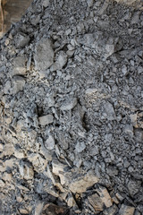 textura de rochas cinzas