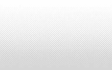 Vector halftone dots background. Light monochrome comic pattern.