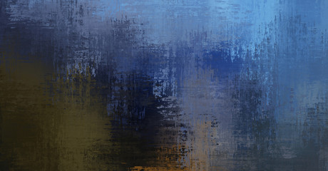 Background with crossed wild brush strokes. Colorful and vibrant illustration. Painted art. Creative abstract painting.