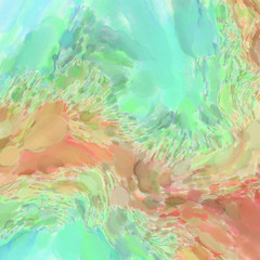 Contemporary art. Colorful texture of hand made artwork. Modern painting. Watercolor strokes on surface. Artistic background image. Abstract painting on canvas. Brushstrokes.