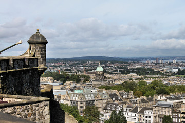 Fototapeta na wymiar A view of Edinburgh in Scotland