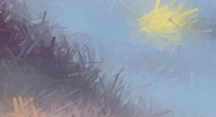 Brushed Painted Abstract Background. Brush stroked painting. Strokes of paint. 2D Illustration.