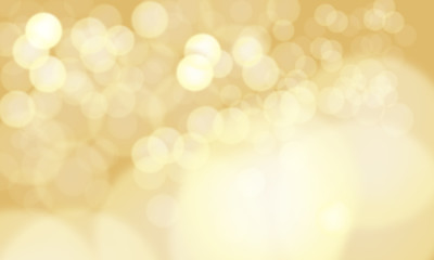 Obraz premium Gold blurred background with bokeh effect for holiday design