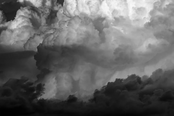 Cloud close up Black & White II