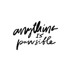 Dog mom. Hand lettering illustration for your design