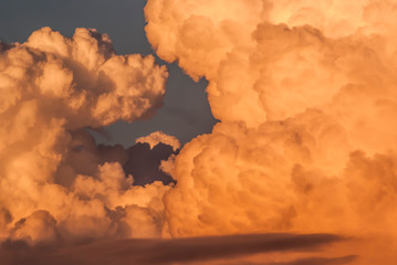 Orange cloud