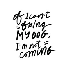 Dog mom. Hand lettering illustration for your design