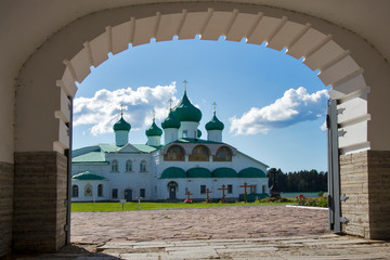 The Holy Trinity Alexander Svirsky male monastery in the village of Old Sloboda.
