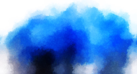 Watercolor painted background. Abstract Illustration wallpaper. Brush stroked painting. 2D Illustration.