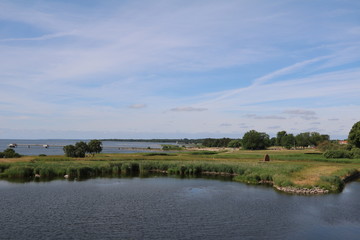 Obraz premium Summer at Kalmar Castle in Kalmar, Sweden