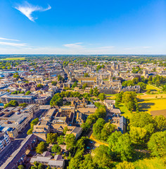 Aerial view of the river Thames